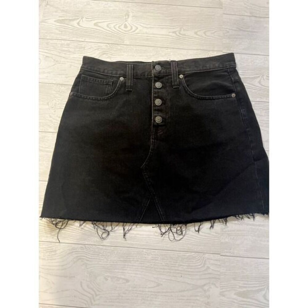 Madewell denim button down skirts Sz 29 NWT